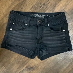 American Eagle black shorts (size 4)